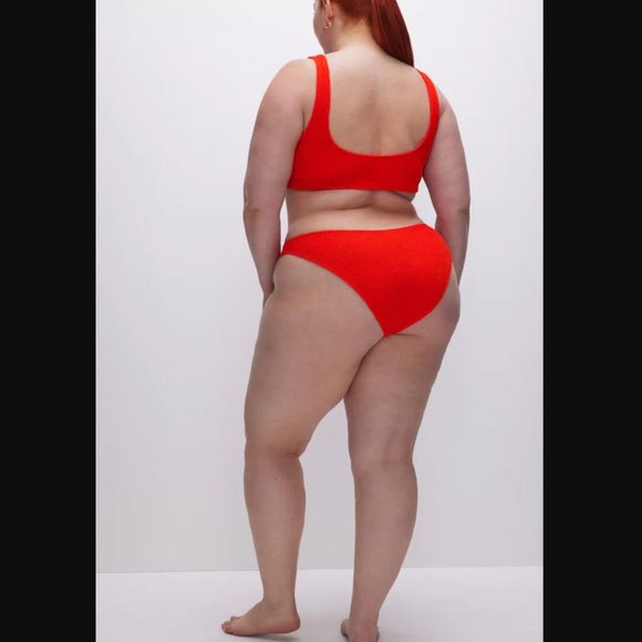 Good American NEW Womens 2XL Red Better Bikini Bottom Swim Beach Summer - Picture 2 of 10